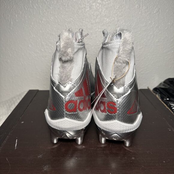 Adidas Nasty Fly NC State Wolfpack Football Cleats Gray Size Mens 13 HQ6405 main image 4
